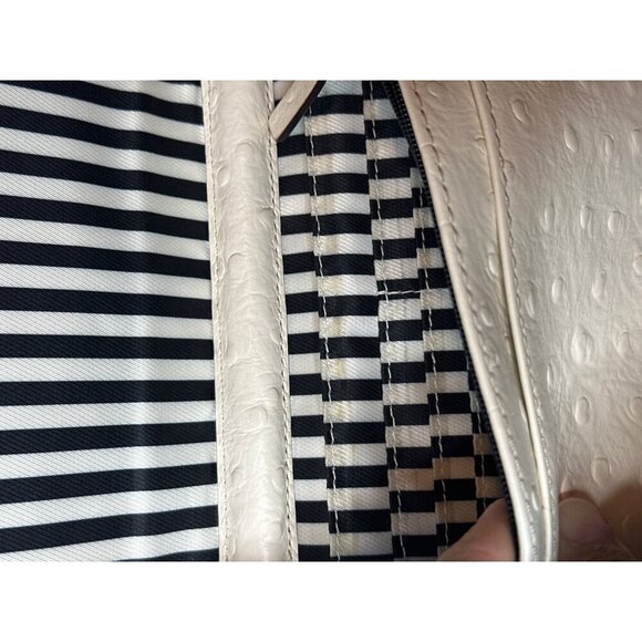 Kate Spade Alexander Avenue Isabeli Ostrich Crossbody Chain Bag Clutch - Picture 7 of 14